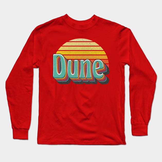 Dune Retro Long Sleeve T-Shirt by Anv2